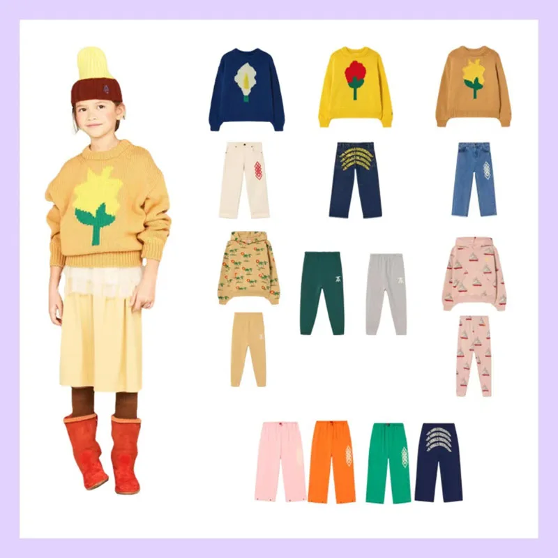 

Pre-sale 2023 Tao Autumn Children Hoodie Cartoon Sweatshirt for Boys Girls Baby Girl Outfit Set Kids Boutique Clothes Boys Pants