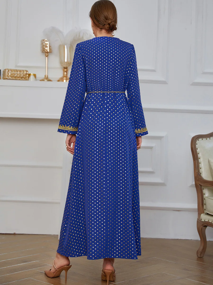 Eid Mubarak Abaya Dubai Turkey Islam Muslim Hijab Dress Indian Arabic African Dresses for Women Kaftan Robe Musulmane Longue
