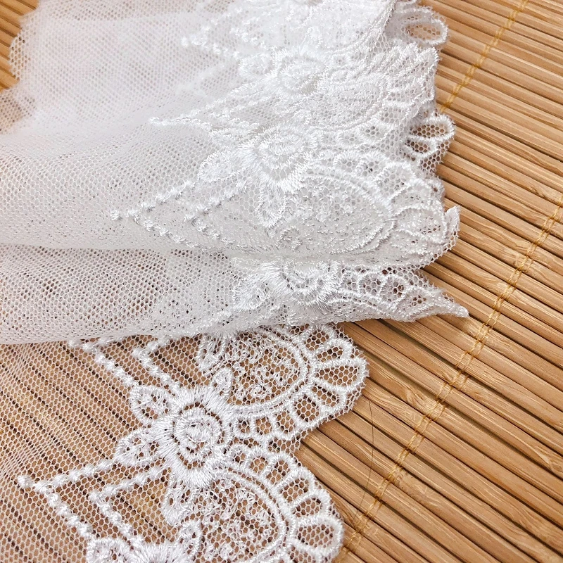 30 ярдов белая черная кружевная бейка сделай сам домашняя одежда обертка по краям