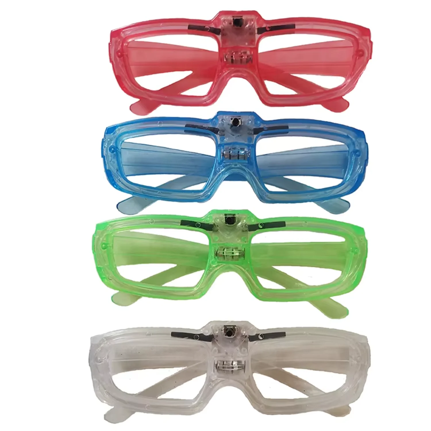 Популярные очки в оправе Glow Heart красные синие зеленые белые для вечеринки свадьбы