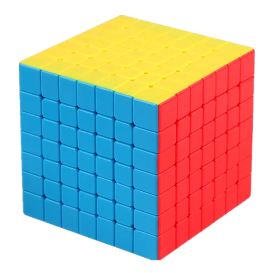 Фото Moyu Meilong 7X7 Magic Cube Speed Cube без наклеек, профессиональные игрушки Cubo Magico, головоломки, подарки на день рождения, Рождество для детей №2