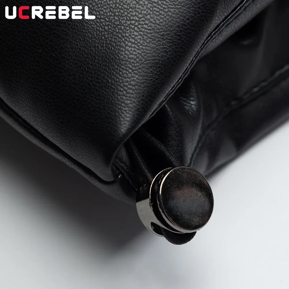 Мужская стеганая куртка из искусственной кожи с длинным рукавом и толстым