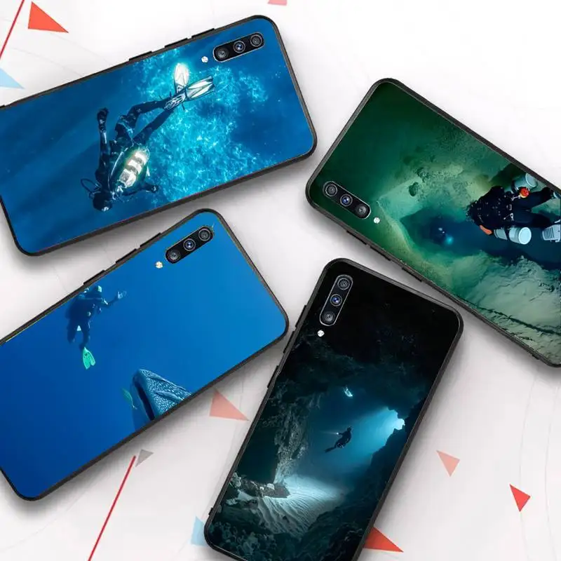 

Scuba Diving Phone Case for Samsung A51 A30s A52 A71 A12 for Huawei Honor 10i for OPPO vivo Y11 cover