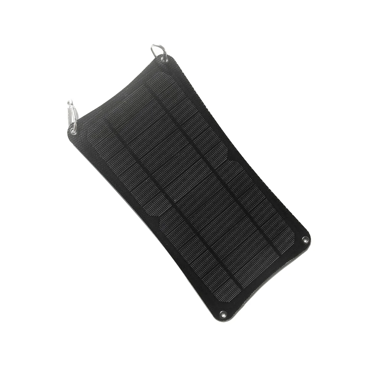 

10W 5V Solar Panel with Dual USB Port+Carabiner Charging Battery System ETFE Foldable Solar Charger