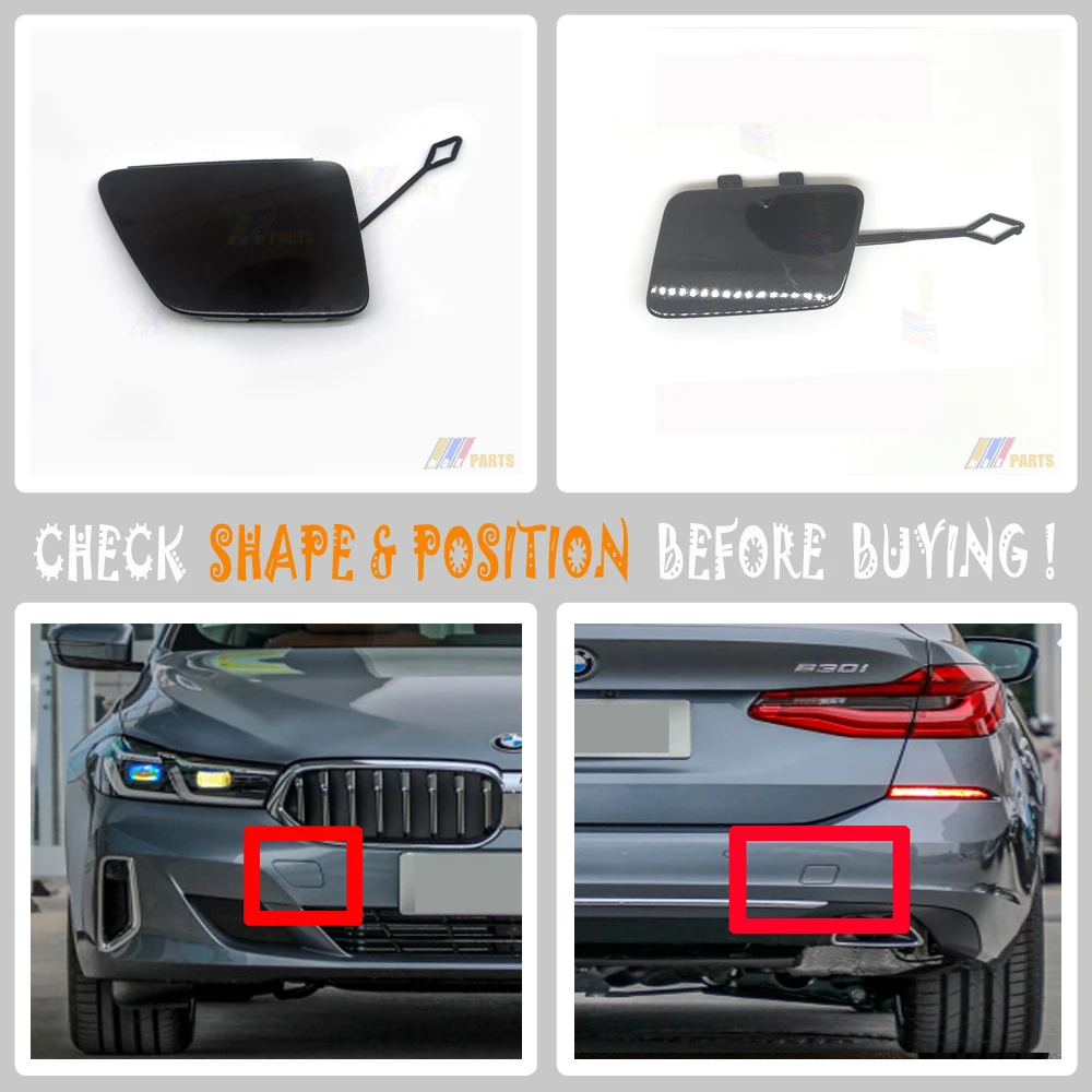 Буксировочная Крышка для 17-21 BMW GT 6 серии G32 GT6 Gran Туризм 640i 650i xDrive, передняя и задняя