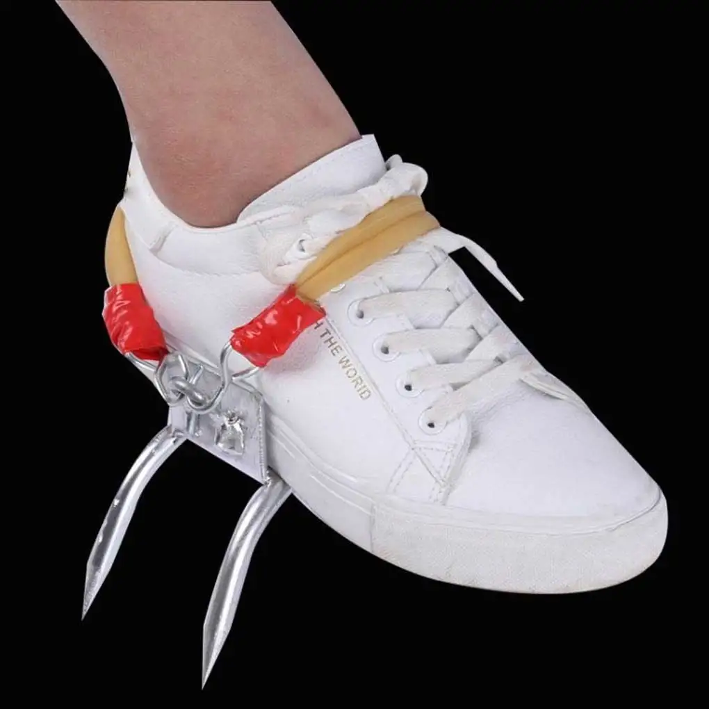 

2 Pieces Women Men Left and Right Tree Climbing Spike Shoe Claw Shoes Labor-saving Multifunction Outdoor Equipment