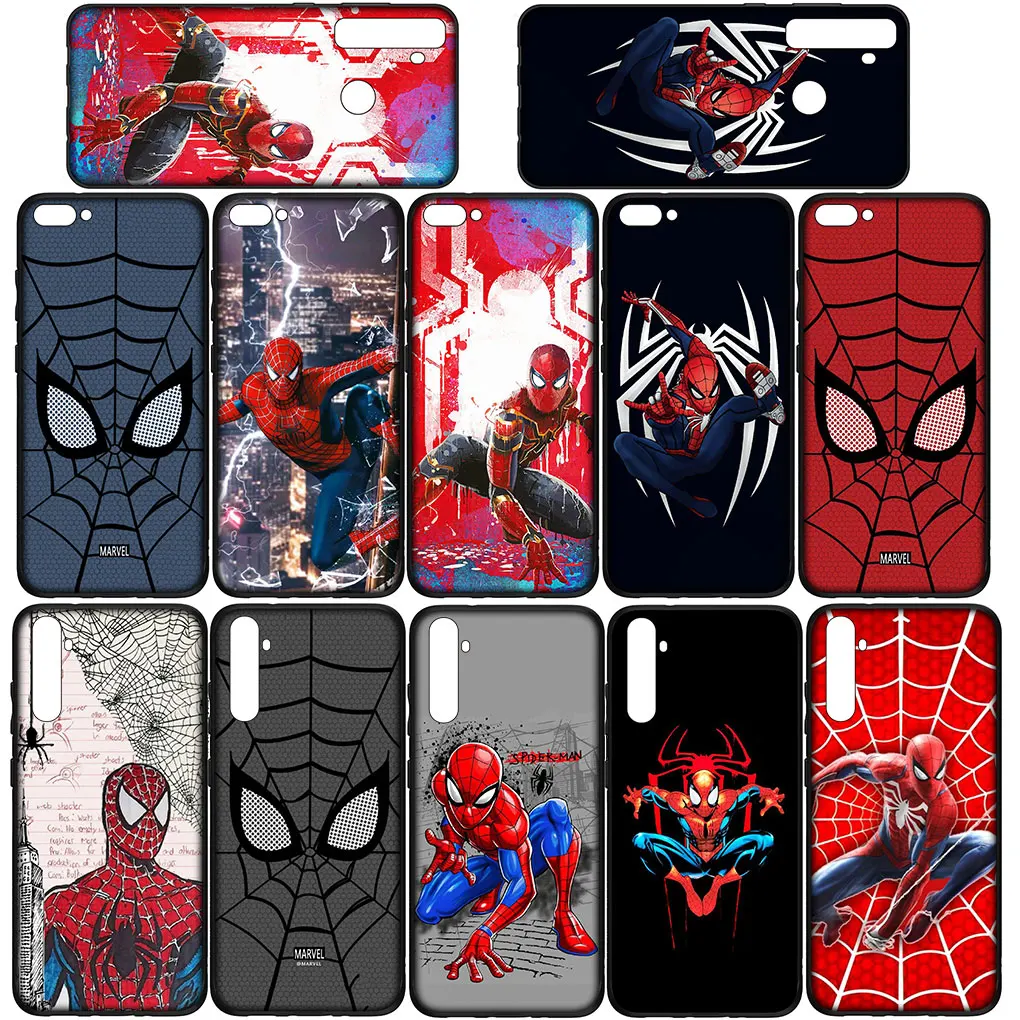 Чехол для телефона из комиксов Marvel Человек-паук Xiaomi Redmi Note 12 11 10 9 Pro 9S 10S 11S 9A 9C NFC 9T 10A