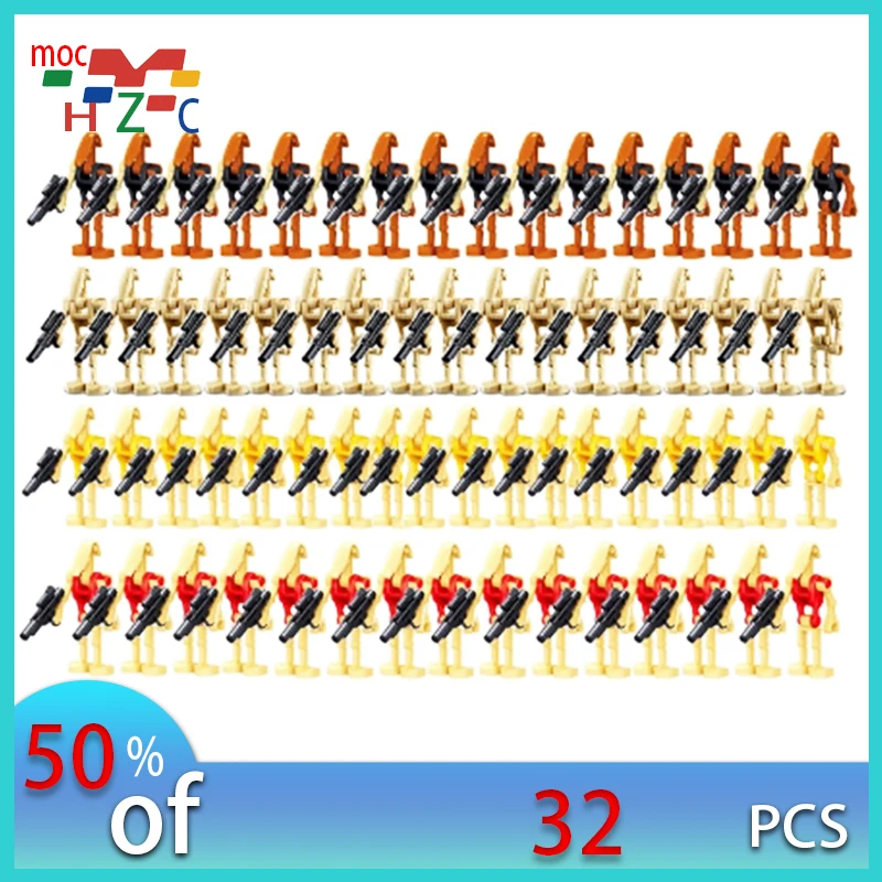 

new Hot Anime Droid Platoon Attack-craft Building Blocks With Space Battle Droids Transport Battleship Bricks Kid Toys Gift