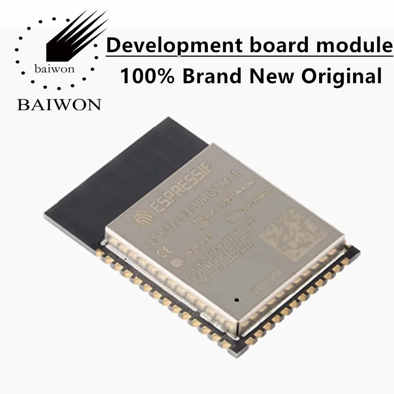 ESP32-S3-WROOM-1-N16R8 Wi-Fi+Bluetooth 16 МБ 32-битный двухъядерный модуль MCU