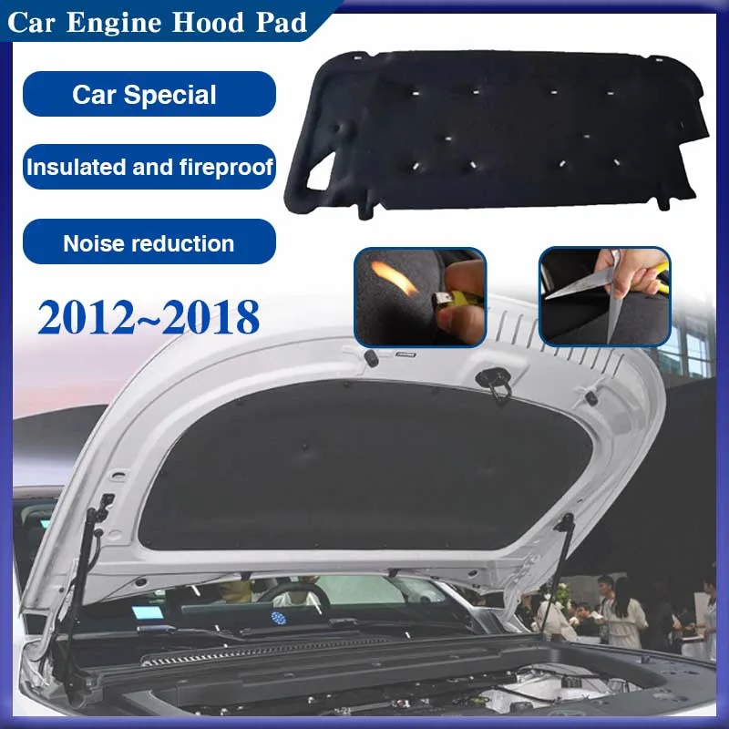 Накладки на капот двигателя автомобиля для Range Rover Evoque L538 2012 ~ 2018 огнестойкие