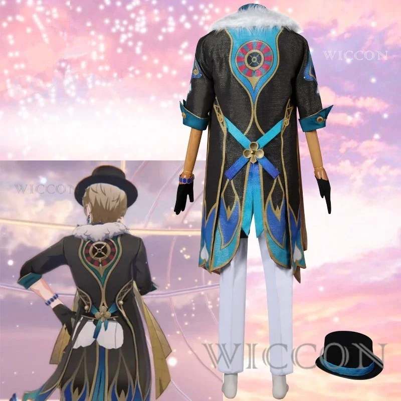 Honkai Star Rail Авантюрин Косплей Костюм Парик Игровая Униформа Топаз Колеги Interastral Peace