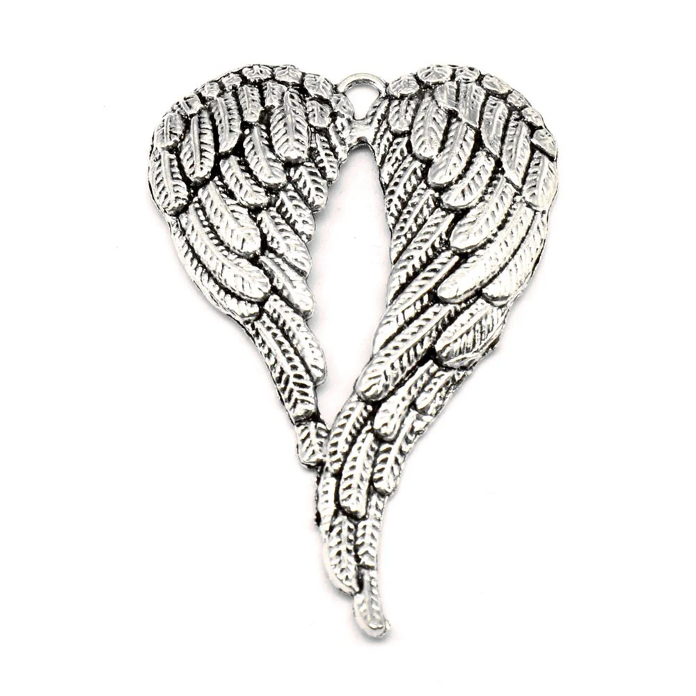 

16pcs Wholesale Jewelry Lots Wings Charms Pendant Supplies For Jewelry Materials 47x67mm