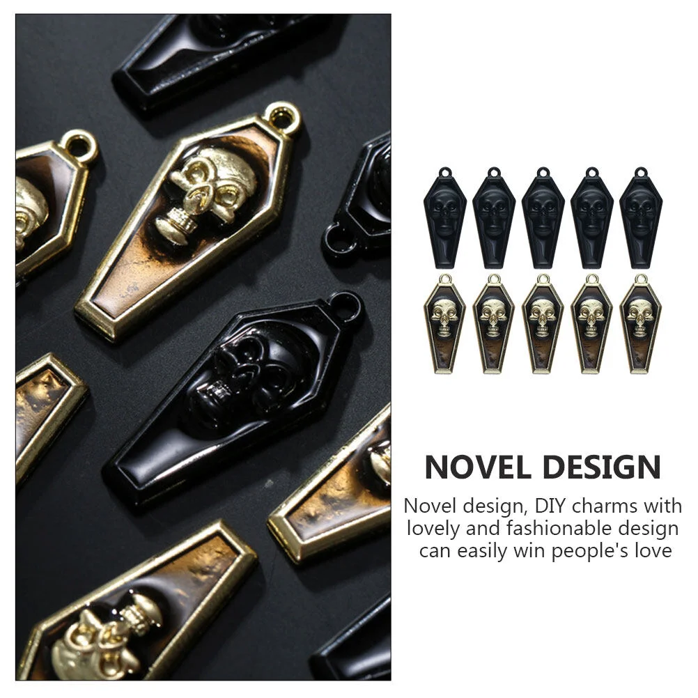 Headgear Halloween Metal Charms Pendant Decorative Necklace Making Trendy Necklaces