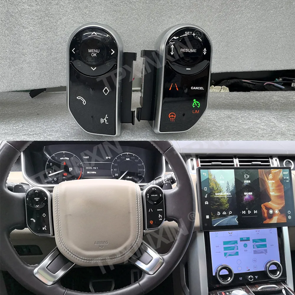 

Кнопки на руль третьего поколения для Land Rover Range Rover Vogue L405 Sport L494 2015-2017, многофункциональные кнопки