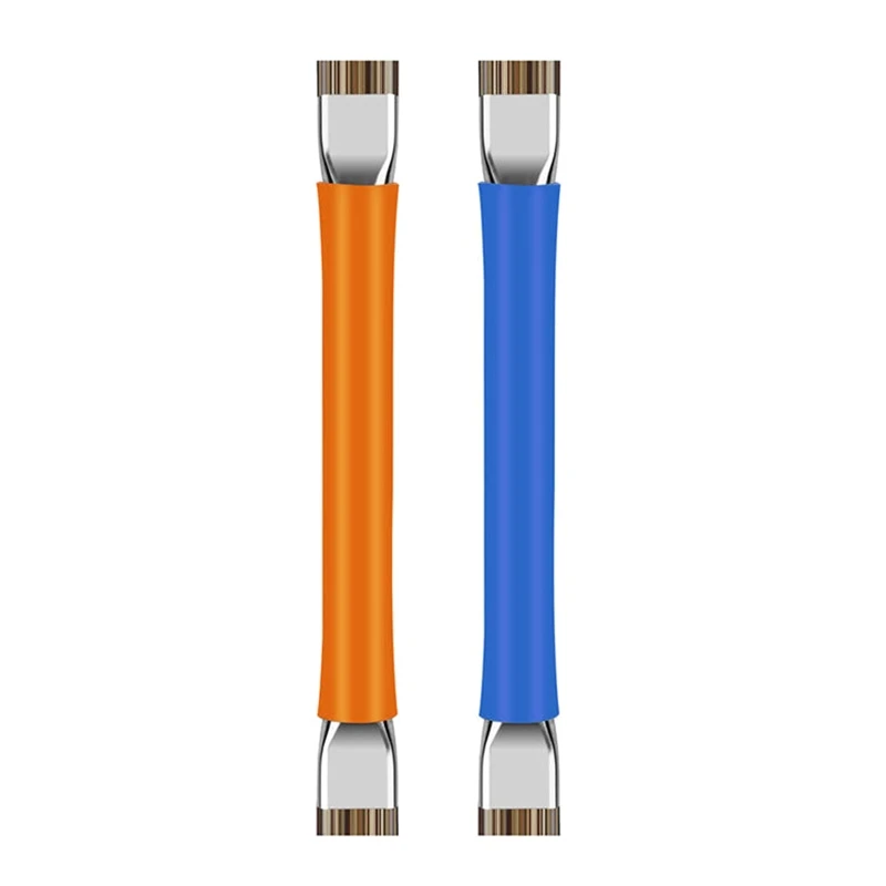 

IC Cleaning Brush Double Head Antistatic Brush Grooved Bristle Brush High Hardness Brush for Mobile Phone/Tablet Drop Shipping
