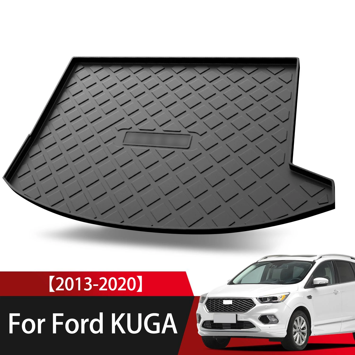 

Для FORD KUGA 2013-2015 2016 2017 2018 2019 2020 автомобильные аксессуары Автомобильный задний коврик для багажника подкладка для груза TPO внутреннее украшение