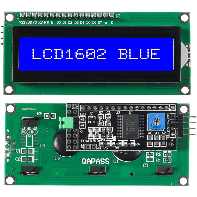 ЖК-дисплей LCD1602 для arduino 1602 дюйма 16x2 знака PCF8574T PCF8574 интерфейс IIC I2C 5 В
