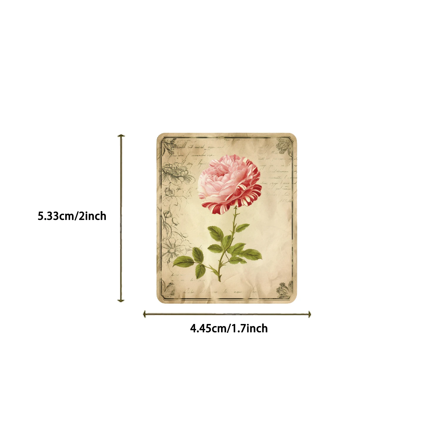 50 шт. ретро розовый коллаж наклейка с каракулями водостойкая в стиле граффити