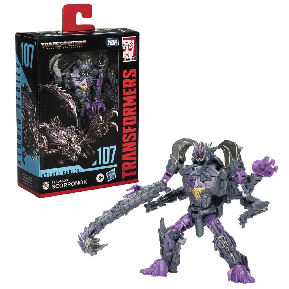 TAKARA TOMY Трансформеры Toys Studio Series Deluxe Class Rise of The Beasts 107 Predacon Scorponok 4 5-дюймовая фигурка