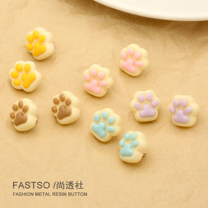 

6pcs Cute sole clothes button children's baby sweater cardigan jacket pajamas fashion clothing accessories sewing for clothing