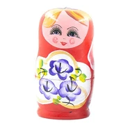 russian nesting doll five layer hand painted paint wooden handicraft ornaments home decoration accessories for living room