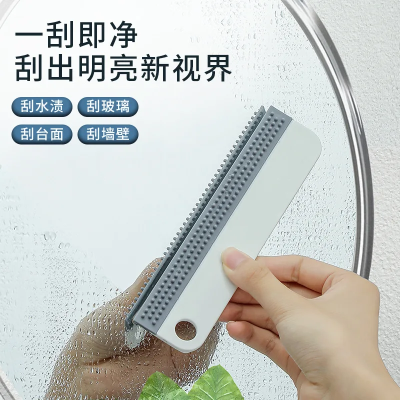 

Soft Silicone Glass Wiper Scraper Window Cleaning Brush Kitchen Bathroom Glass Cleaning Tools for Car Mirror Cleaner Squeegee