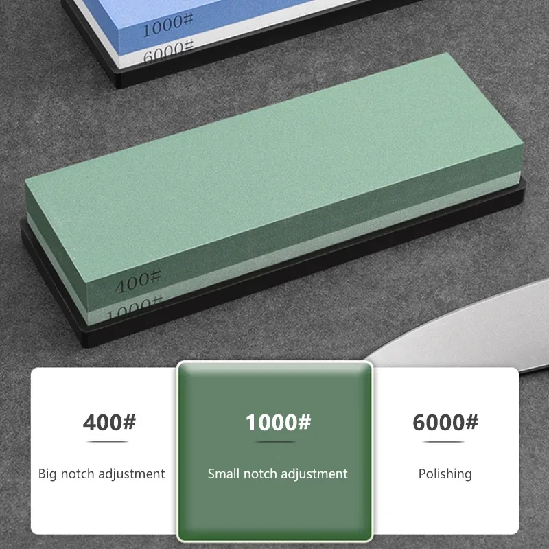 Точильный камень для кухонных ножей точильный двухсторонний 240 400 600 800 1000 грит
