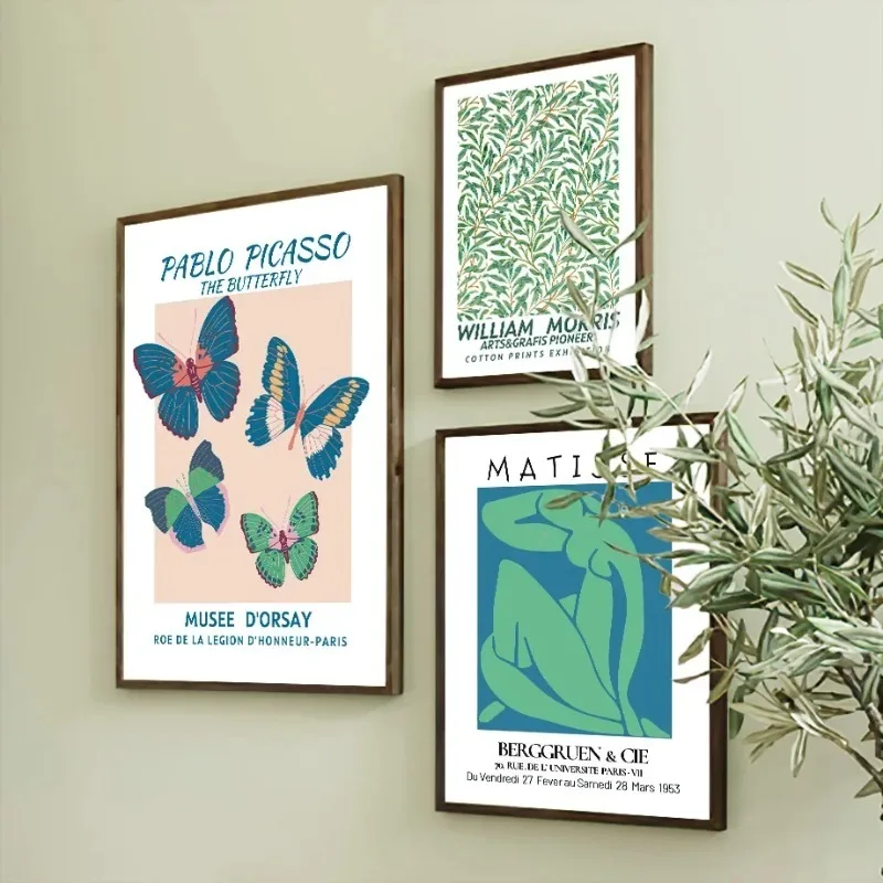 Современные абстрактные настенные художественные постеры и принты Picaso William Morris