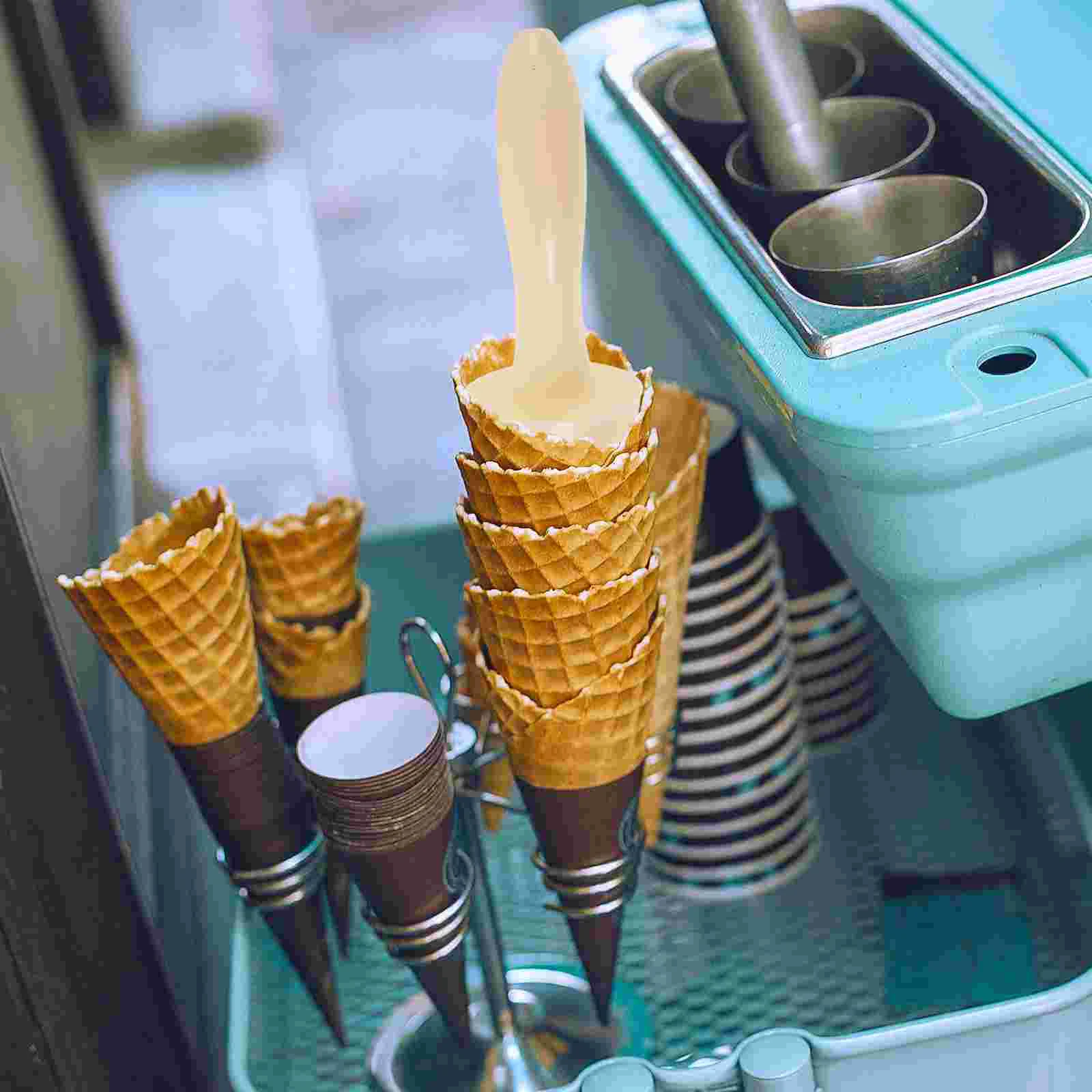 

Tapered Roller Miss Ice Cream Waffle Rolling Forming Tool Plastic Egg Cone Mold