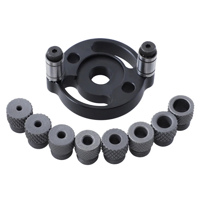 

N58C Punch Locator Vertical Hole Straight Drilling Guide Template Adjustable Wood Self Centering Joinery Installation 3-10mm