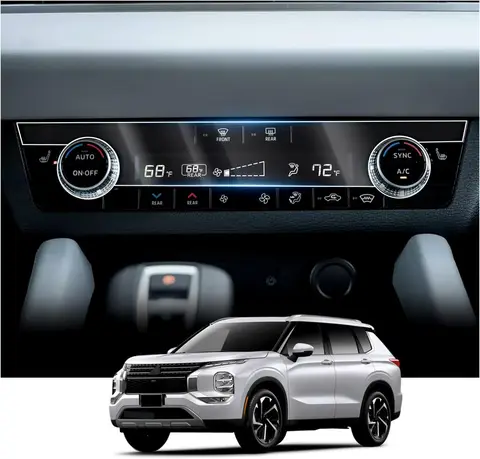 2 шт. для Mitsubishi Outlander 2022 2023 кондиционер ТПУ нано пластиковые пленки аксессуары пленки для контроля климата