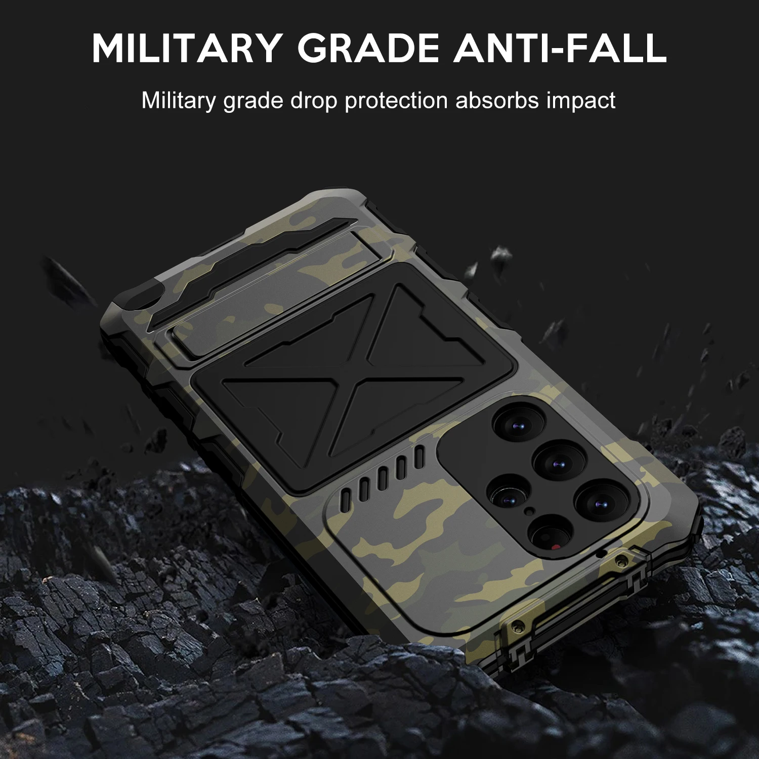 360 Full Metal Waterproof Phone Case For Samsung S23 S22 Ultra Plus S21FE Note 5G Aluminum Shockproof Armor Cover Fundas Couqe