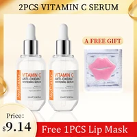 2pcs vitamin c whitening face serum joypretty hyaluronic acid facial skin spot purifying serum dark spot remover cosmetics