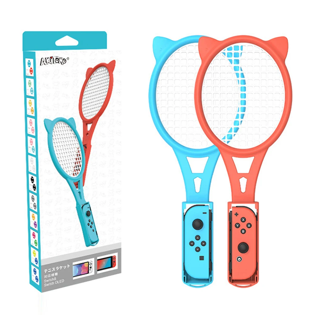 

Tennis Racket For Nintendo Switch oled For Mario Tennis Aces Joy-Con Handle Holder Controller Grips Tennis ACES Game Accessories