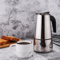 2469 cups coffee maker pot stainless steel mocha espresso latte stovetop filter moka coffee maker coffee pot kitchen pitcher