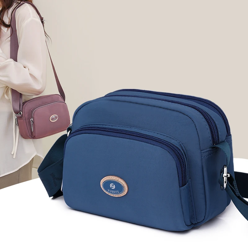 

Small Women Shoulder Bag Nylon Ladies Crossbody bags High quality Female Handbags Girls Zipper Messenger Bag 9 colors