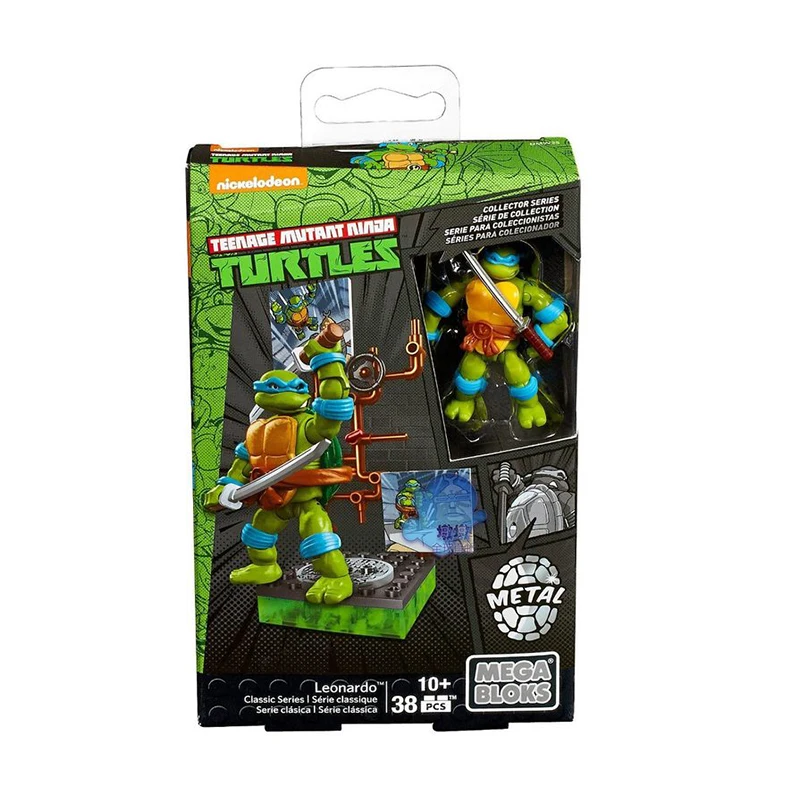 

Mega Bloks Anime Teenage Mutant Ninja Turtles Model Building Blocks Action Figureeducational Toys Kids Birthday Christmas Gift
