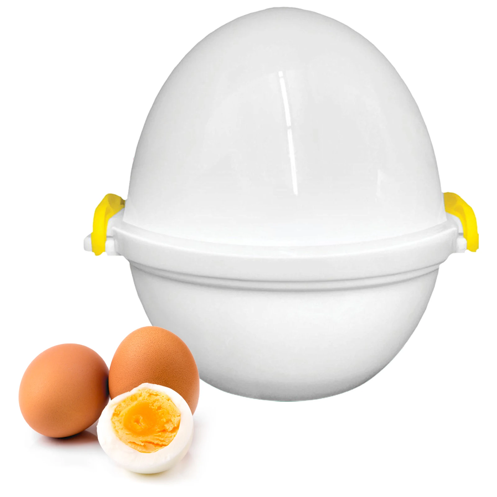 

New Home Kitchen Microwave Oven Round Shape Egg Steamer Cooking Mold Egg Poacher Kitchen Gadgets Easy Quick Kitchen Cooking Tool