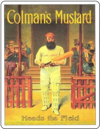 Colman's Mustard Реклама Кухонная мастерская Винтажный гаражный сарай Металлическая