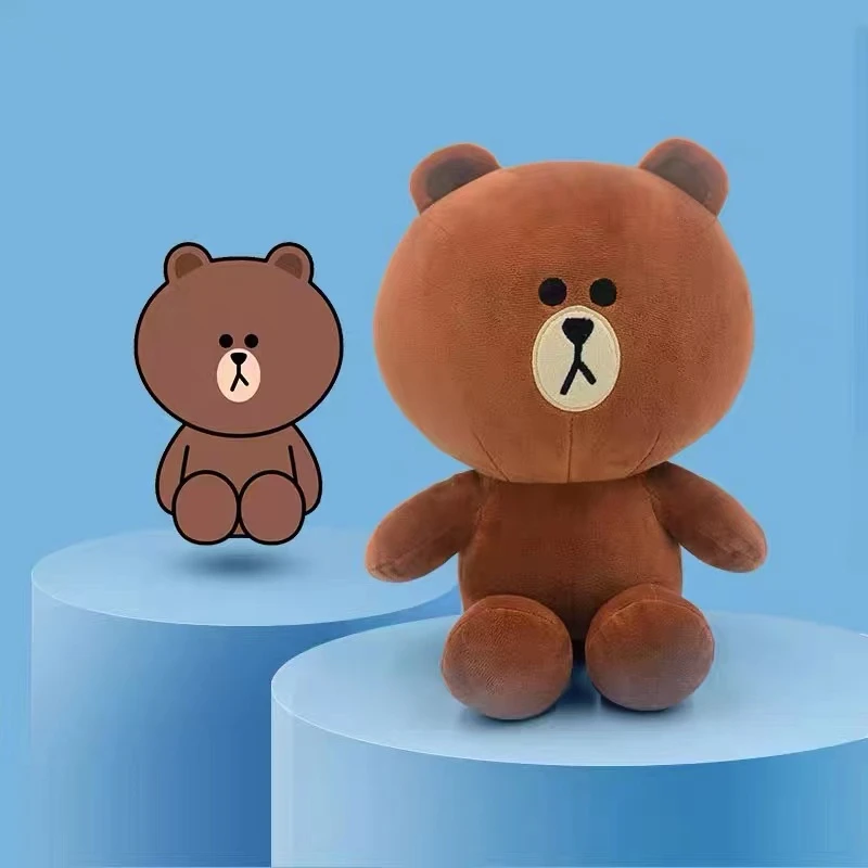 30Cm Kawaii Rilakkuma Couple Cartoon Character Plush Toy Soft Animal Cute Brown Bear Bunny Cony Stuffed Doll Birthday Nice Gift |