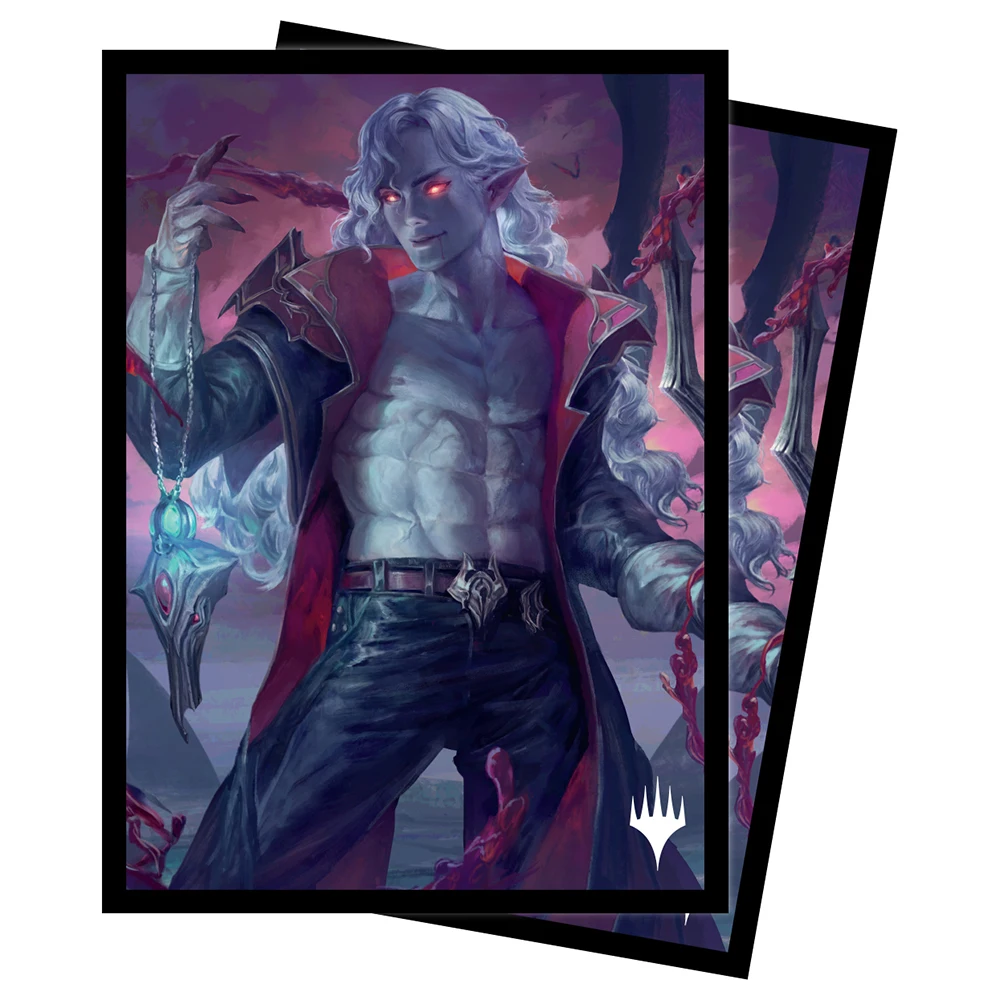 MTG Innistrad малиновый Vow Midnight Hunt 100 Защитные чехлы для карт с героями мультфильма