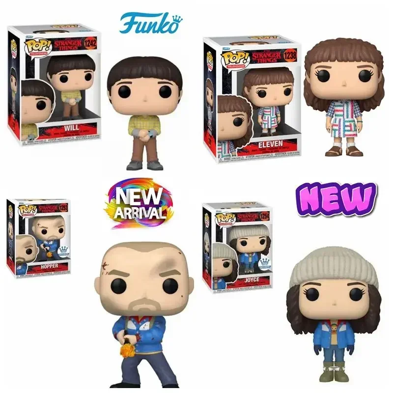 Funko pop Strangers WILL 1242 # 922 Одиннадцать 827 1238 ХОПЕР 1253 JOYCE 1254 881 552 1243 Фигурки игрушки