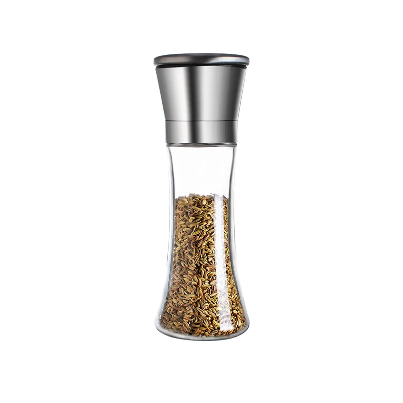 

Household Manual Pepper Grinder Black and White Pepper Granules Sea Salt Grinding Powder Seasoning Bottle Kitchen Gadgets