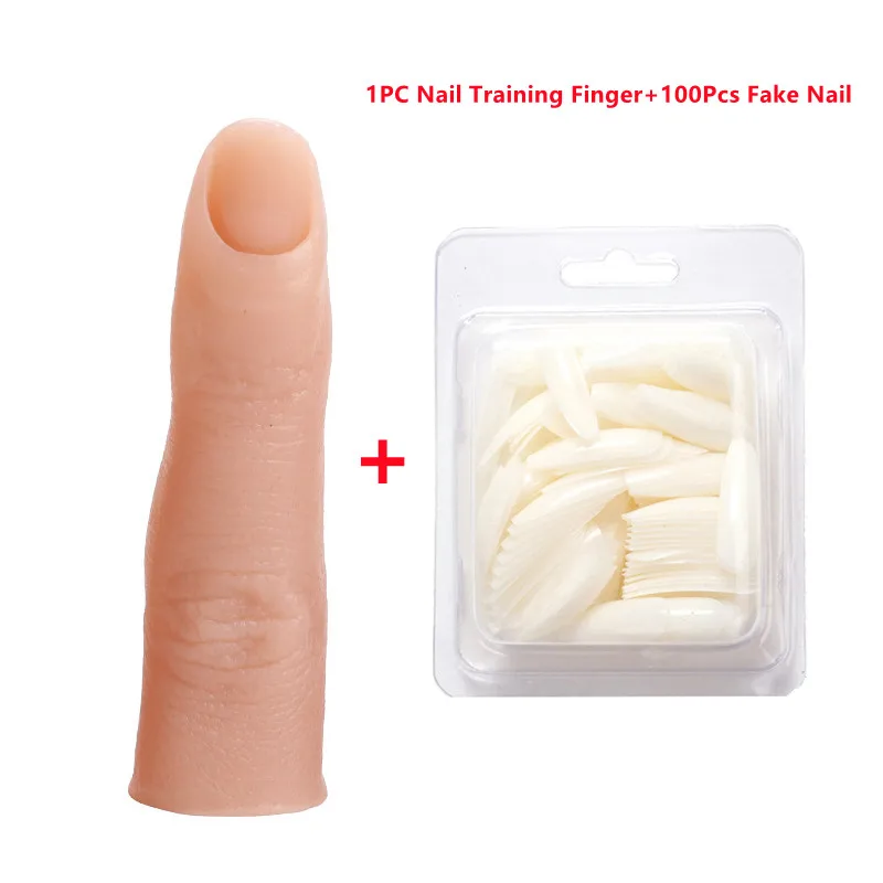 

Силиконовый инструмент для практики работы с ногтями, модель пальца, инструмент с шарнирами, гибкая силиконовая поддельная рука для ногтей, сделай сам, для обучения искусству