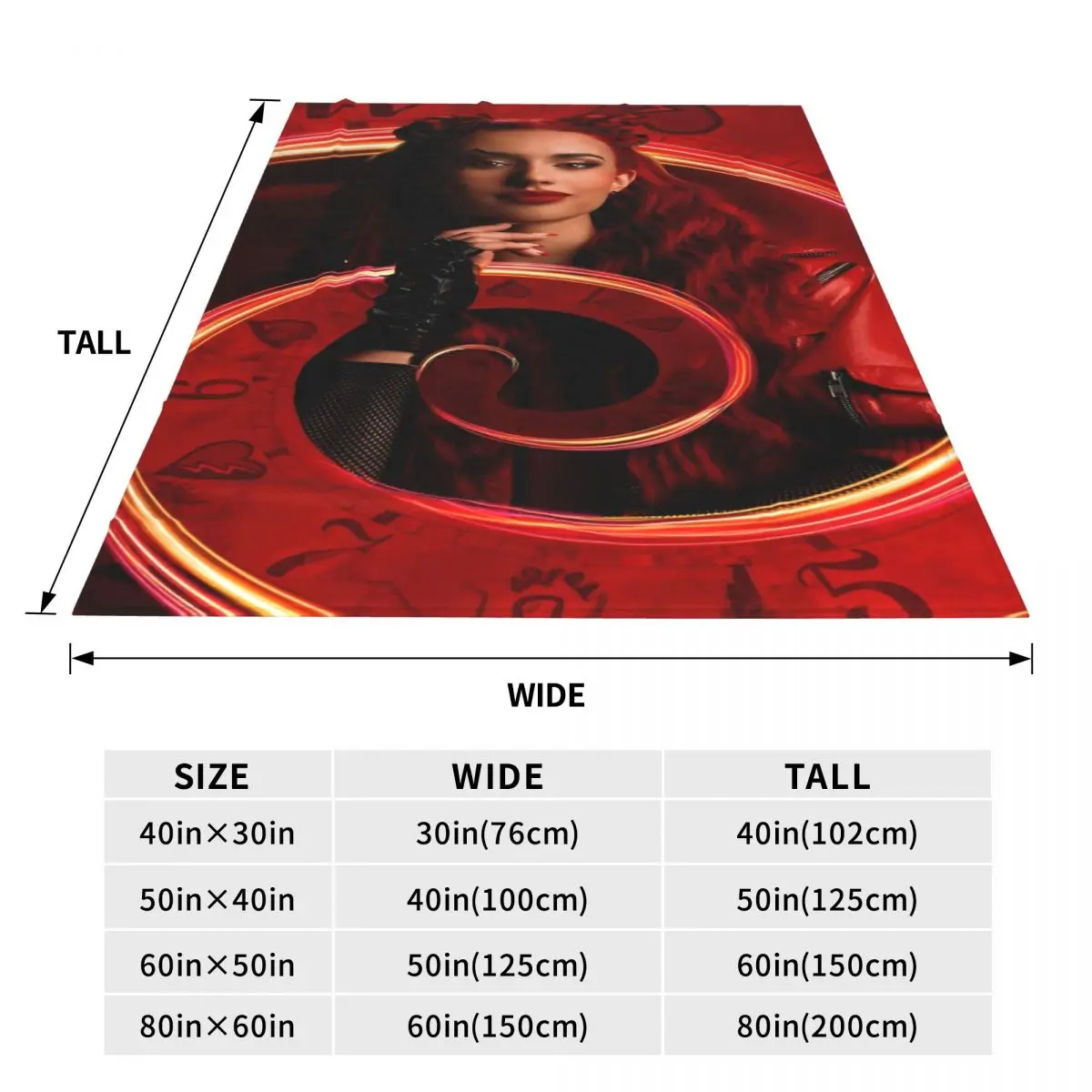 Мягкое фланелевое одеяло с надписью The Rise Of Red Stuff
