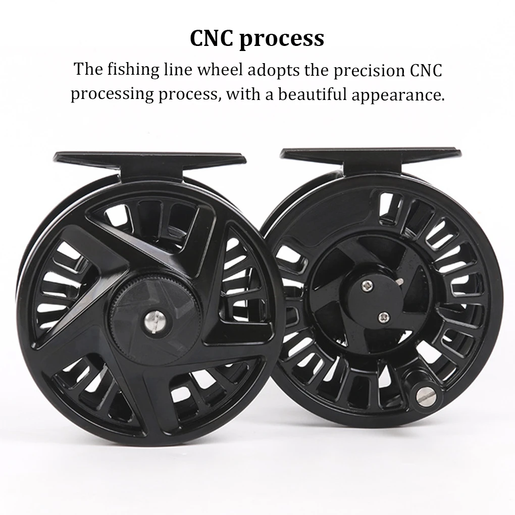 

Fishing Line Wheel Fly Fish Wheels Water-resistant CNC Machined High Hardness Spool Multi-disc Drag Bobbin for Outdoor