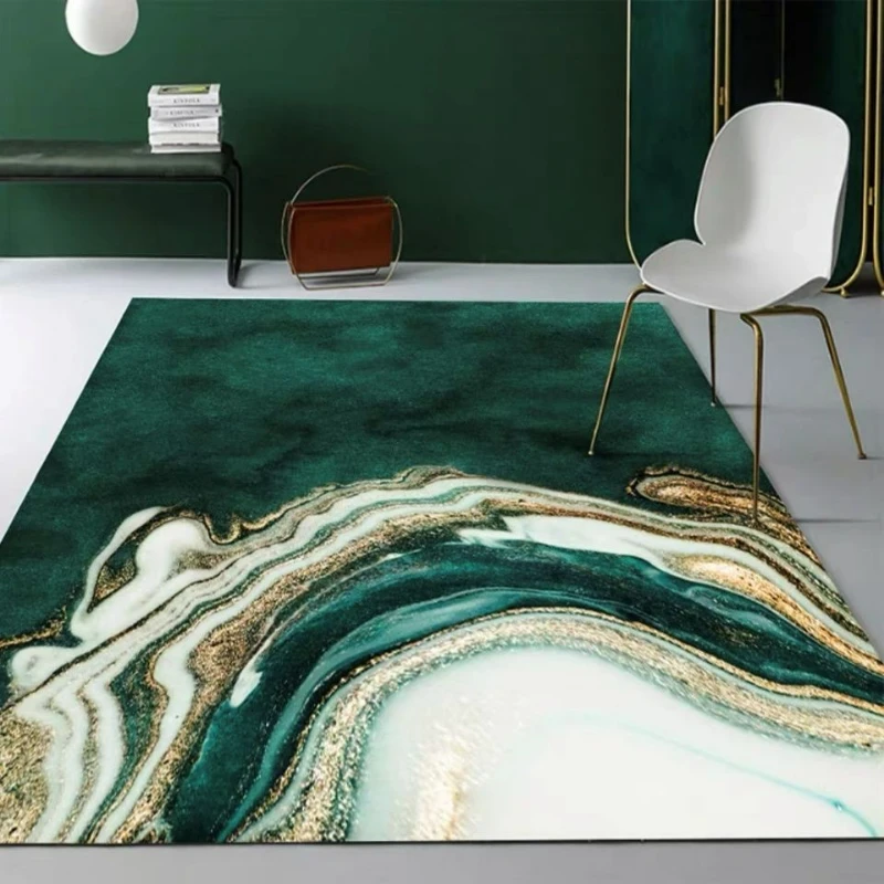 Splash Ink Abstract Green Series 3D Printed Living Room Large Area Carpet Home Decor  Bedside Carpets Non-slip Bath Rug Sofa Mat