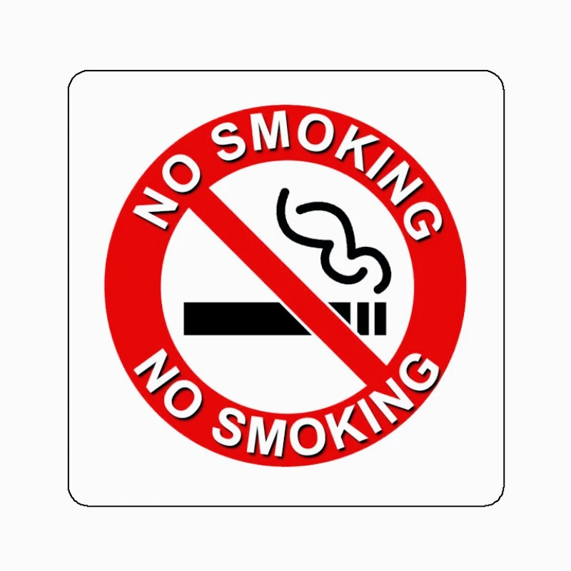 

Наклейки для украшения автомобиля FOR NO SMOKING PROHIBITED DECAL STICKER SIGN 20CM PVCKK
