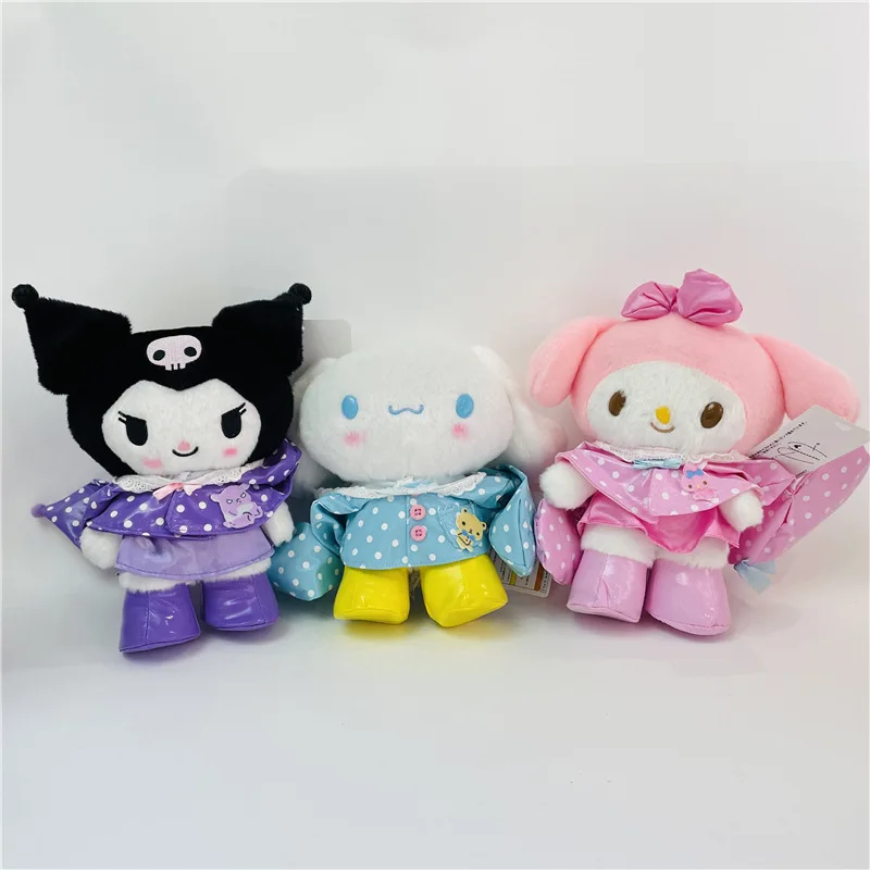 

Sanrio Kawaii дождевик серии Kuromi My Melody Cinnamoroll плюшевая игрушка мультфильм аниме мягкие куклы детские плюшевые подарки