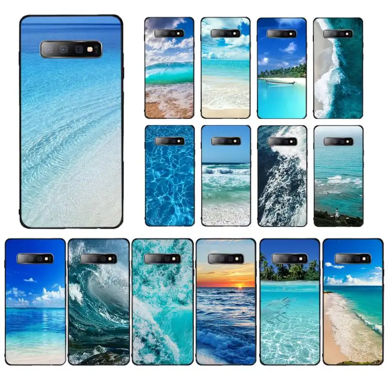 

MaiYaCa Blue Sea Phone Case for Samsung S10 21 20 9 8 plus lite S20 UlTRA 7edge